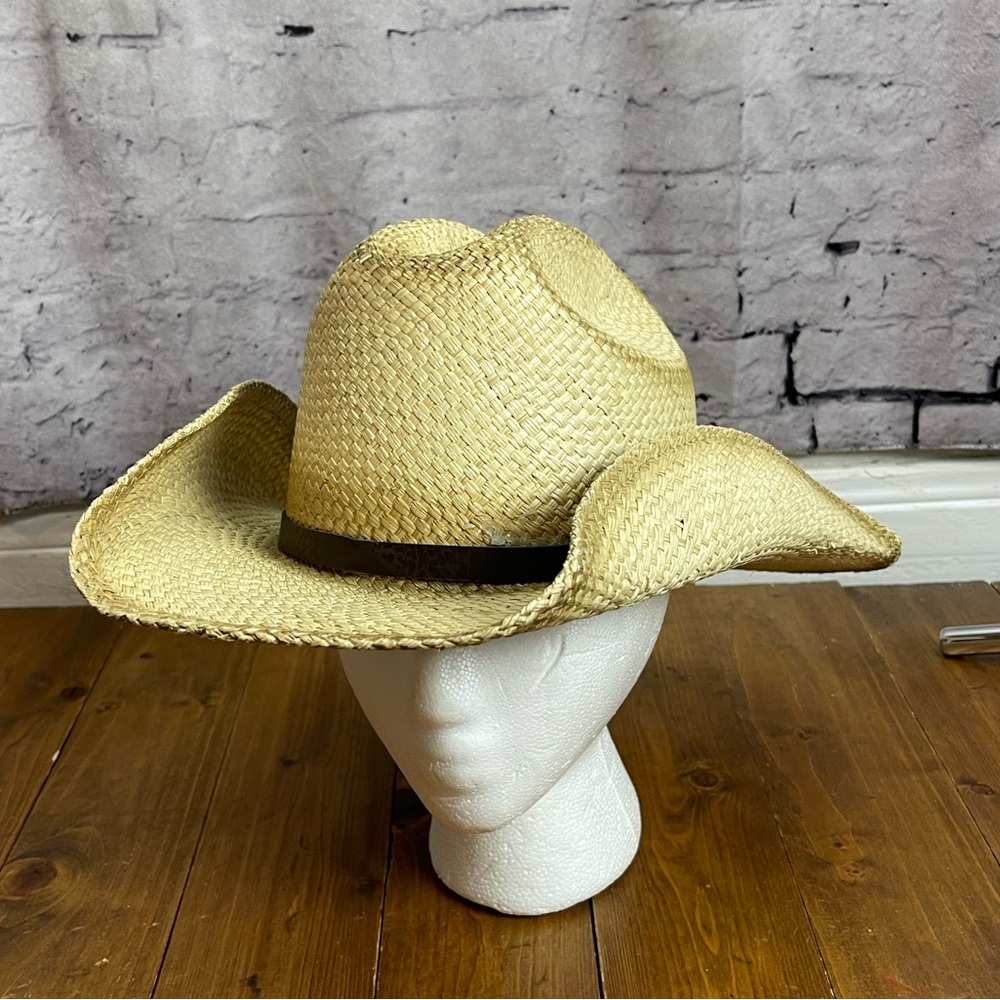 Bullhide size large straw cowboy hat